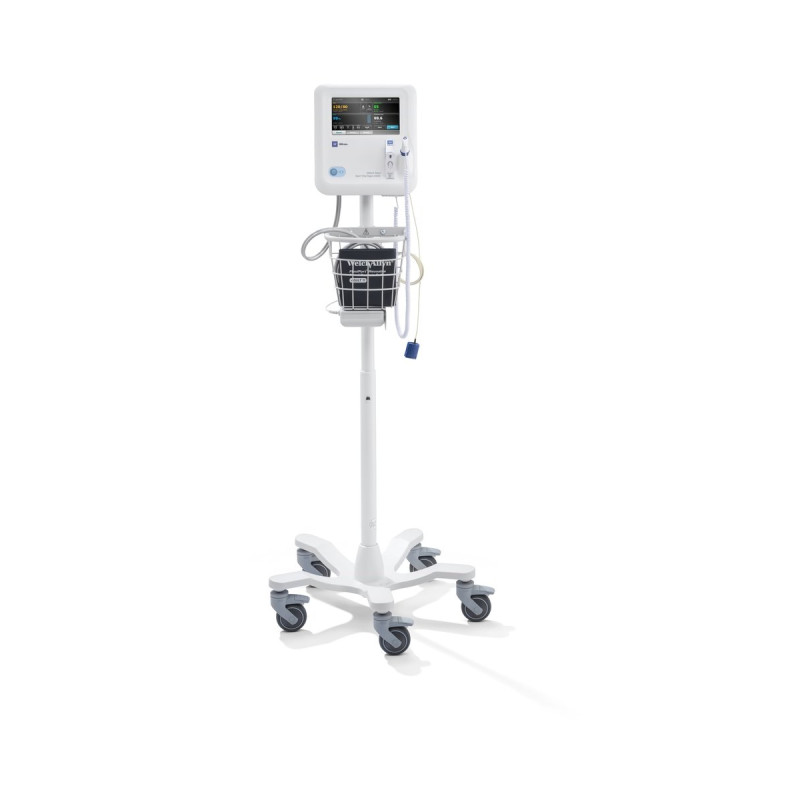 Rolling Monitor Stand for Hillrom CSM SPOT 4400 WELCH-ALLYN Front View