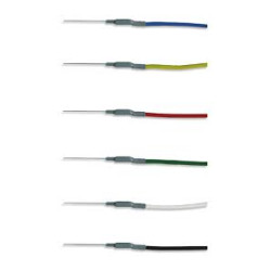 Overview of the 6 cable colours of the Ambu Neuroline 745 subcutaneous needle electrodes