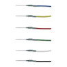 Overview of the 6 cable colours of the Ambu Neuroline 745 subcutaneous needle electrodes