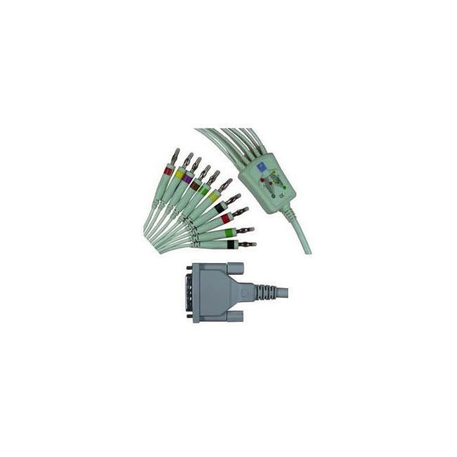 Monobloc 10 banana channels for ECG Schiller