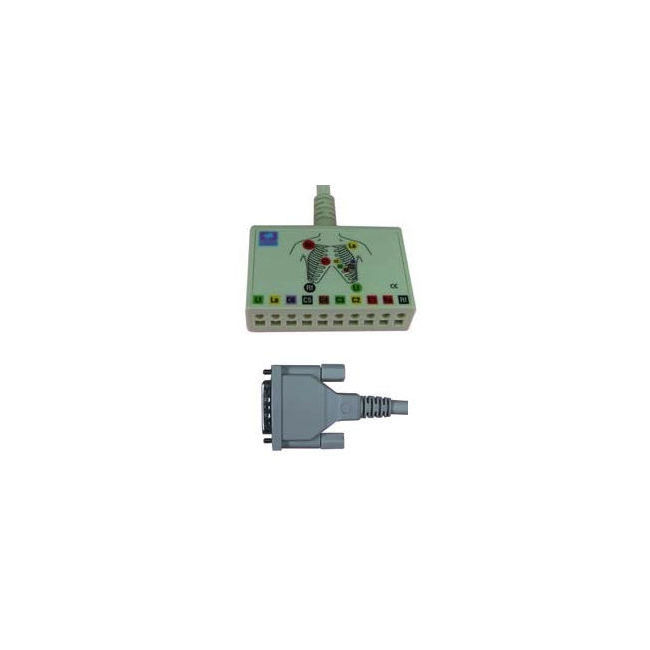 10-way base without extension for Mortara ECG Series 150 250 400