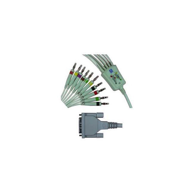 Monobloc 10 channels banana for Philips Agilent HP