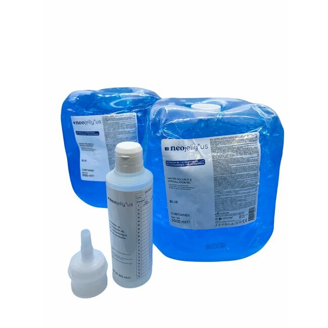 Contact blue gel Asept Neo Jelly Us (set of 2 cans of 5L)