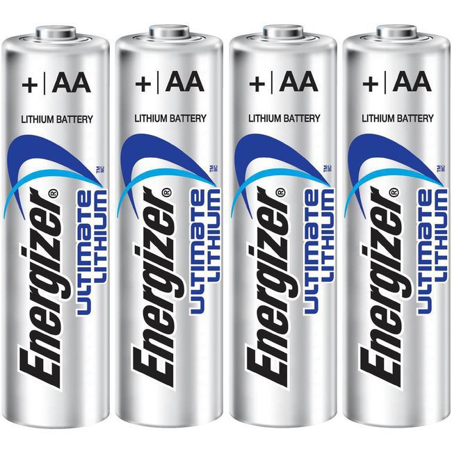 Energizer LR6  AA lithium Batteries (Pack of 4 or 48)