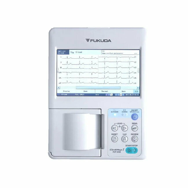 FCP-8100 Fukuda Denshi 12D ECG machine with automatic interpretation