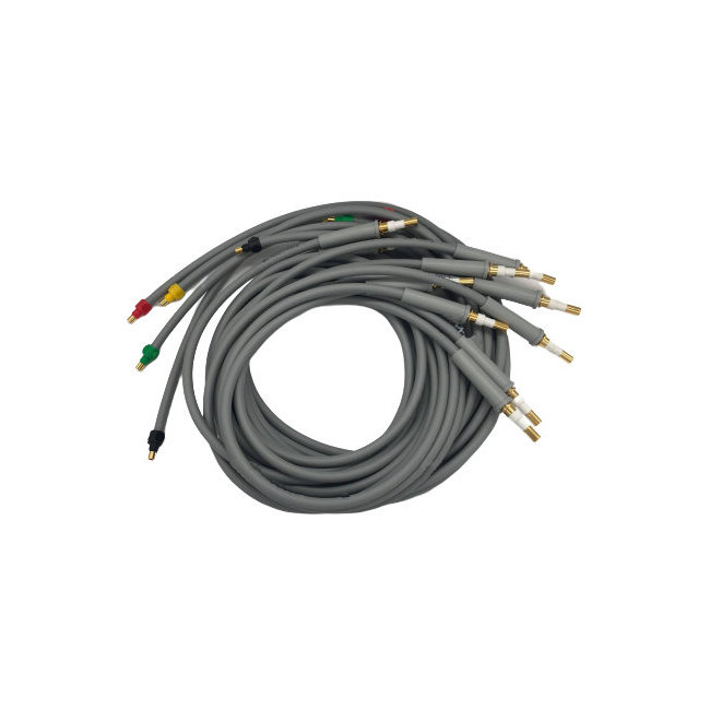 Complete set of 10 cables for Quickels Decapus Suction System