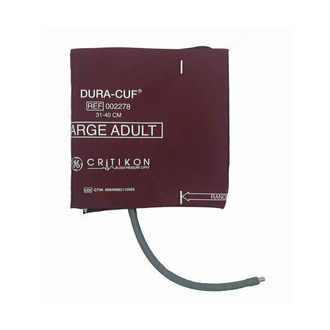 Dura-Cuf Critikon single-tube cuff for Dynamap (Large adult 31-40 cm)