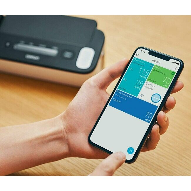 OMRON Complete Smart Home Blood Pressure Monitor and ECG for