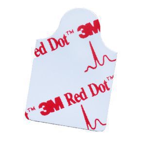 3M Red Dot 2330 Resting ECG Electrodes (bag of 100 electrodes)