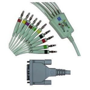 Monobloc 10 banana channels for ECG Schiller