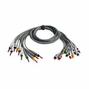 MultiLink 10-Wire Whip for General Electric ECG - Banana plug
