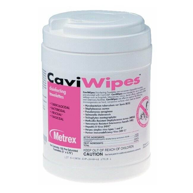 Kerr Cariwipes Disinfecting wipes Dispenser Box of 160 wipes