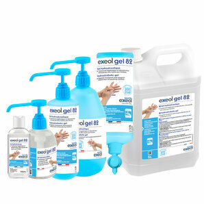 Exeol hydroalcoholic gel 82 (size of your choice)
